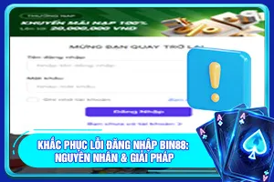 Bài viết về Khắc phục lỗi đăng nhập Bin88
