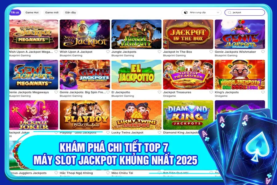 Tiêu chí lựa chọn top 7 máy slot Jackpot uy tín tại Bin88